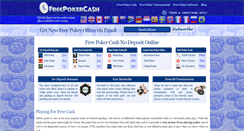 Desktop Screenshot of freepokercash.com